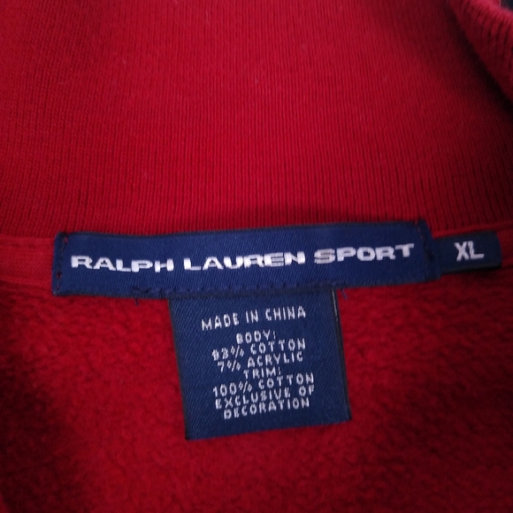 Vintage Y2K Polo Ralph Lauren Sport Full Zip Track Jacket XL - Picture 4 of 6